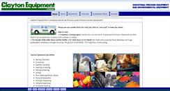 Desktop Screenshot of claytonequip.com